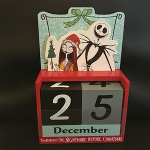 🆕 Nightmare Before Christmas Calendar Disney Jack Skellington Sally FULL YEAR